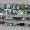 natural shell paua beads 8mm square A grade
