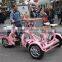 Europe 7 seat four wheel red fun bike 7 person surrey bike