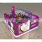 modern design mall nail bar kiosk for manicure table