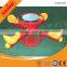 Cheap plastic spring rocking horse for single kids or more