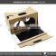 cheap price Paper cardboard VR box,DIY google cardboard VR 2.0 MAX 6 inch paper VR box 3d virtual reality glasses