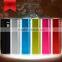 Good touching usb mini lipstick charger power bank 2200mah with 500 times circulation