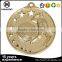 cheap customized hollow out casting embossed iron brass zinc alloy material gold plated taekwondo sport medal