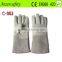 cold resistant liquid nitrogen cow hide leather glove