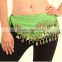 Supply Wholesale India girls Belly dance waist Chain 128pcs coins