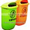 Customized blow molding plastic large garbage bins plasticHDPE dust bin Huizhou factory