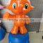 OEM Blow Molding Plastic large Animal figurines Elephant craft 3D cartoon character