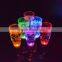 costom led glass 150ml liquid active Decorative LED champagne glass glow cup for club