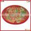 recycled high quality custom round metal tin tray