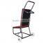 Gold metal Hotel luggage Trolley for luggage remove