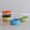 Set of 6 5.5inch Solid Color Stackable Bowl