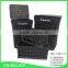 Wholesale black wicker laundry basket in bulk