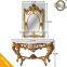 Hallway Furniture Console With Marble Top For Room Decoration