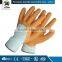 JX68F634 Made In China Keep Safe Orange Gloves Latex