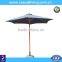 High Quality 210g/m2 Fabric One Long Pole Outdoor Patio Table Wooden Umbrella