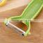 Fashional style good quality PP material double heads stainless steel blade multifunctional peeler