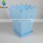 colourful square plastic flower pot