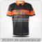 Custom design bowling polo shirt with three buttons up or 1/4 zipper up