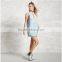 Slim Fit Sleeveless Denim Woman Casual Dress