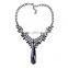 New fashion big teardrop pendant choker necklace for women accessories