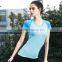 Outdoor fashion stripes running t shirt