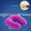 TP050 2016Wholesale Velvet U Shape Memory Personalized Travel Neck Pillow