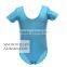2017 New Arrival Ballet Sparkle Short Sleeve Gymnastics Leotard for Girls