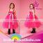 Hot Red Boutique Store Ruffle Party Children Ballet Long Dress