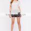 Online shopping women clothes fashion embellished lady blouse