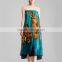 Maxi Peacock Feathers Printed Multiple Wear Long Ethnic Skirts