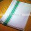 cotton table towel dish cloth for restaurants hotel and banquets with green stripe