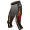 fashional digital printing bicycle clothes heat transfer  bicycle cropped trousers