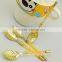 star handle vintage palm tree coffee spoon /hy zinc alloy creative desserspoon and fork /fancy ice cream spoon tableware