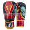 custom printed leather boxing gloves