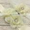 baby headband,flower sash ,chiffon flower,Bridal Belts