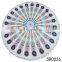 TOROS OEM promotional large round mandala beach towel for travel