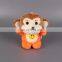 Cute soft stuffed Monkey plush toy keychain with sucker