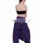 Women Pant Legging Jumpsuit Purple Solid Thai Yoga Casual Harem Pant