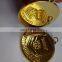 Shiny gold Sport medal Zinc alloy 2D / 3D Custom