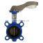 DIN/ansi wafer lug type 1 inch butterfly valve supplier with aluminum handlever