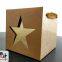 Trapezoidal flower foldable handbag   Kraft Paper Gilding, no adhesive bonding Five stars