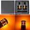 2x No Resistor Amber-Yellow 7440 35SMD T20 LED Bulbs Turn Signal Lights canbus