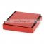 Customized smooth cover modern and practical printing pvc leather storage ottoman