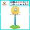 Plastic cheap colorful play outdoor basketball stand for children