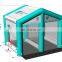 Portable double lanes decontamination sterilizer Inflatable disinfection ultrasonic humidifier tunnel for wholesale