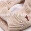 Wholesale rabbit ears autumn and winter knitted warm pet hat for large dog