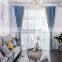 Ready Made Fancy Patchwork Design Luxury European Style Window Blackout Curtains For Living Room Bedroom