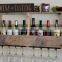 Custom unfinished vintage wooden wine holder rack,wood wine glass racks