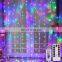 300 LED USB Power with Remote Window Curtain Fairy Garland String Light Party Garden Home Wedding Decoration