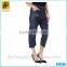 Custom Women Cotton Blue Jeans Ladies Casual Denim Pants Manufacturer